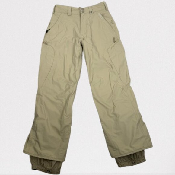 Burton Women Gore Tex Snow Ski Snowboarding Pants Size XS Knaki - Picture 1 of 11